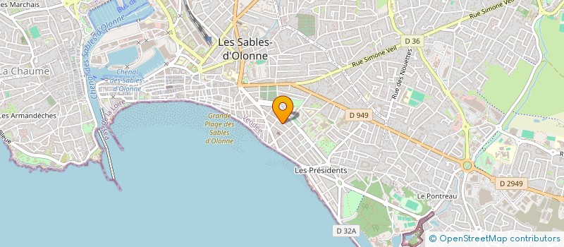 localisation de l'entreprise HAUT LES MAINS à LES SABLES D'OLONNE