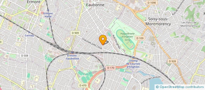 localisation de l'entreprise HAUT LES SPORTS  EAUBONNE