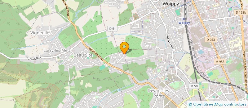 localisation de l'entreprise HAUT MALBERG  LORRY-LES-METZ