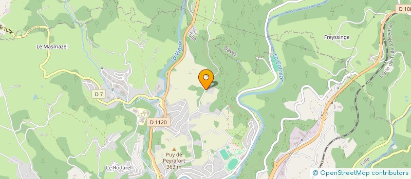 localisation de l'entreprise HAUT MONTEIL  TULLE