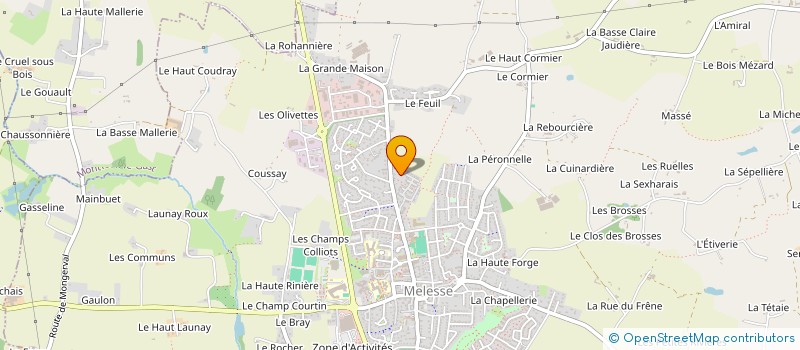 localisation de l'entreprise HAUT RESEAUX  MELESSE