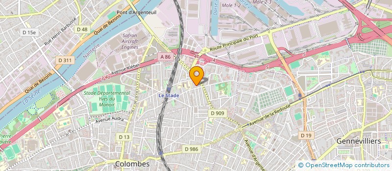 localisation de l'entreprise HAUT SECURITE PRIVEE à COLOMBES