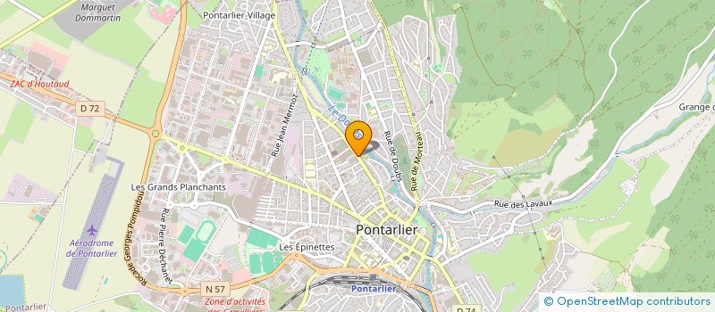 localisation de l'entreprise HAUT SERVICES  PONTARLIER