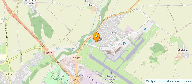 localisation de l'entreprise HAUT TILLOIS TENNIS DE TABLE  TILLE