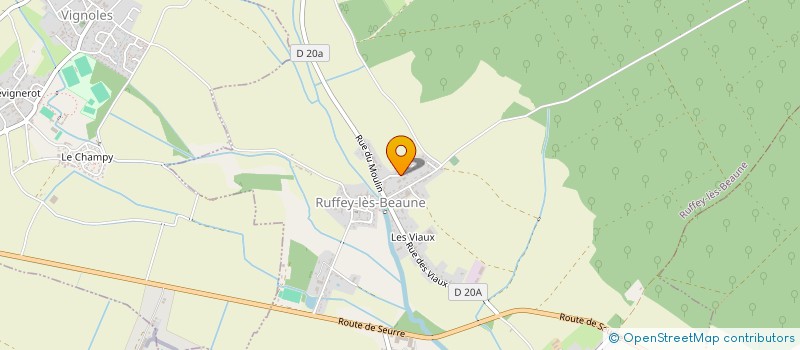 localisation de l'entreprise HAUT TOIT CLEMENT  RUFFEY-LES-BEAUNE