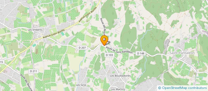 localisation de l'entreprise HAUT TOURTERON  GORDES