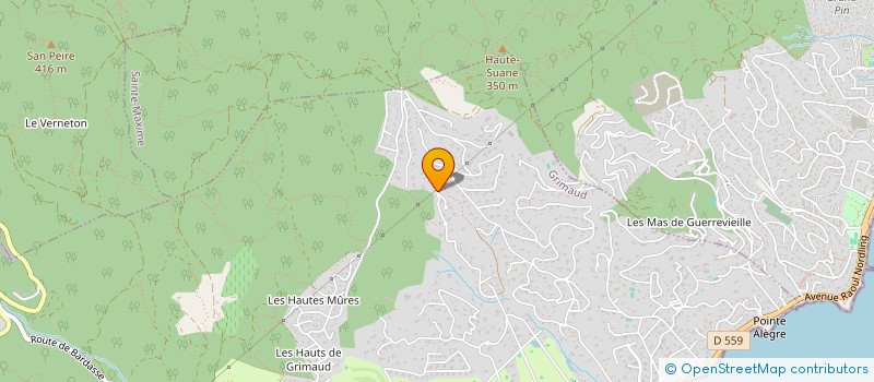 localisation de l'entreprise HAUT TRIEUX à GRIMAUD