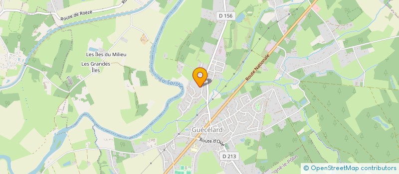 localisation de l'entreprise HAUTARY  GUECELARD