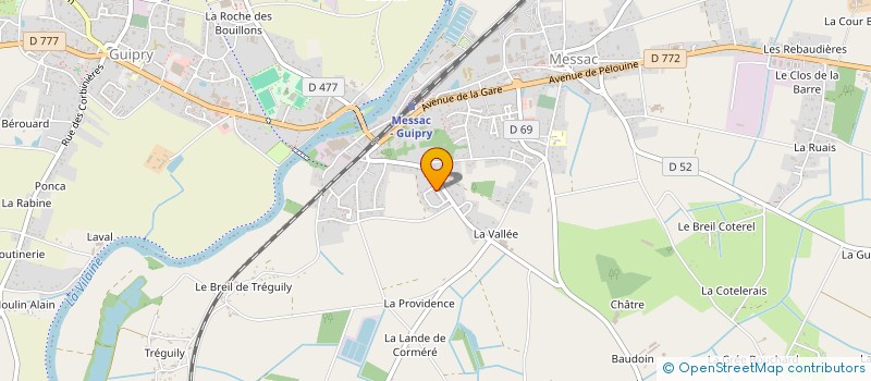 localisation de l'entreprise HAUTBOIS  GUIPRY-MESSAC