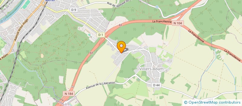 localisation de l'entreprise HAUTBOIS CONSEIL à VILLIERS-ADAM