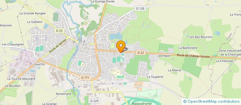 localisation de l'entreprise HAUTBOIS KEVIN  CRAON