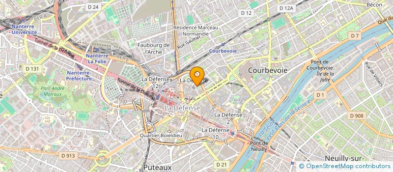 localisation de l'entreprise HAUTE AUTORITE DE L'AUDIT  COURBEVOIE