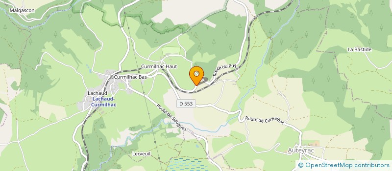 localisation de l'entreprise HAUTE AUVERGNE à PEBRAC