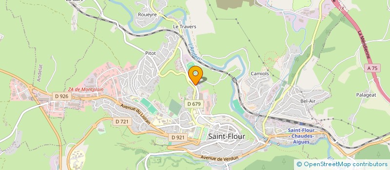 localisation de l'entreprise HAUTE AUVERGNE DISTRIBUTION à SAINT-FLOUR