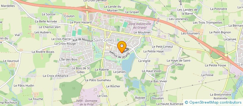 localisation de l'entreprise HAUTE BRETAGNE LAVAGE à BRUZ