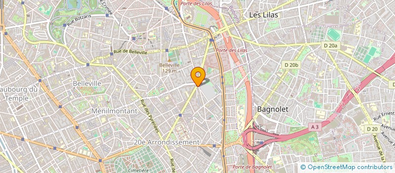 localisation de l'entreprise HAUTE COIFFURE A Z  PARIS