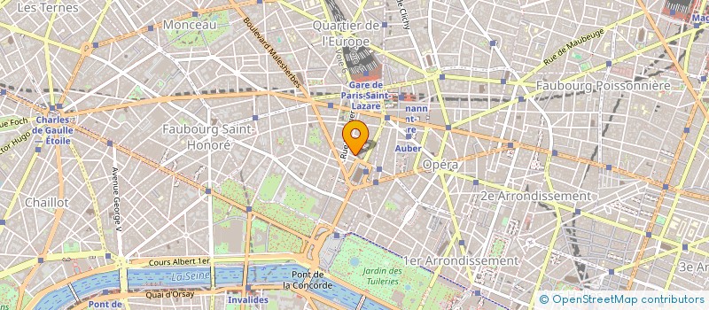 localisation de l'entreprise HAUTE-COIFFURE PIERRE REDOLFI  PARIS