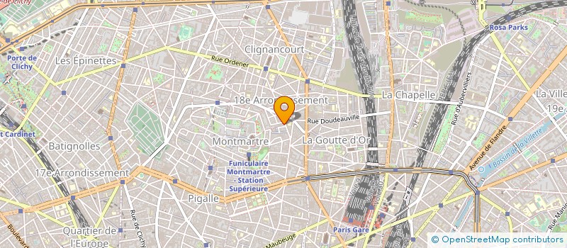 localisation de l'entreprise HAUTE DEFINITION  PARIS