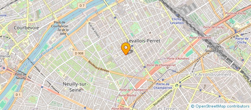 localisation de l'entreprise HAUTE ECOLE DE CONDUITE à LEVALLOIS-PERRET