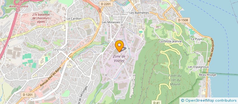 localisation de l'entreprise HAUTE ECOLE DE LA SECURITE PRIVEE à ANNECY