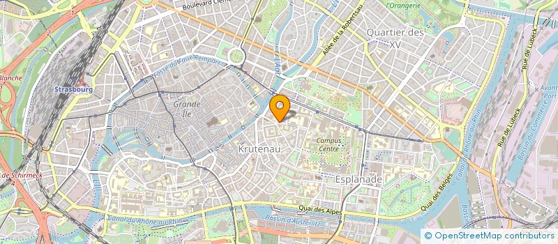 localisation de l'entreprise HAUTE ECOLE DES ARTS DU RHIN à STRASBOURG