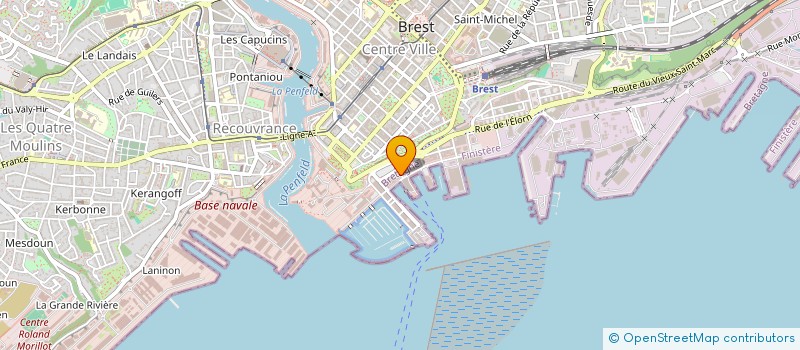 localisation de l'entreprise HAUTE FIDELITE BREST à BREST