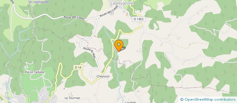 localisation de l'entreprise HAUTE FORME  CUREMONTE