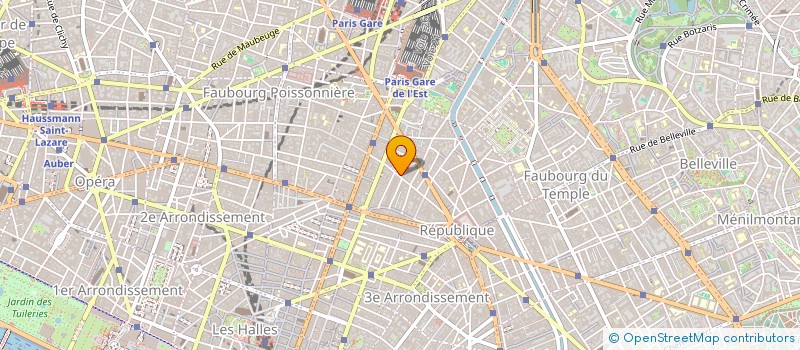 localisation de l'entreprise HAUTE FOULERIE SAINT-MARTIN  PARIS