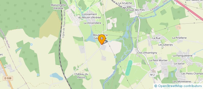 localisation de l'entreprise HAUTE FREQUENCE  SAINT-ANTOINE-DU-ROCHER