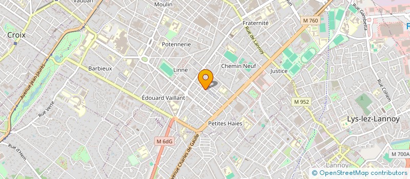 localisation de l'entreprise HAUTE GAMME SECURITE à ROUBAIX