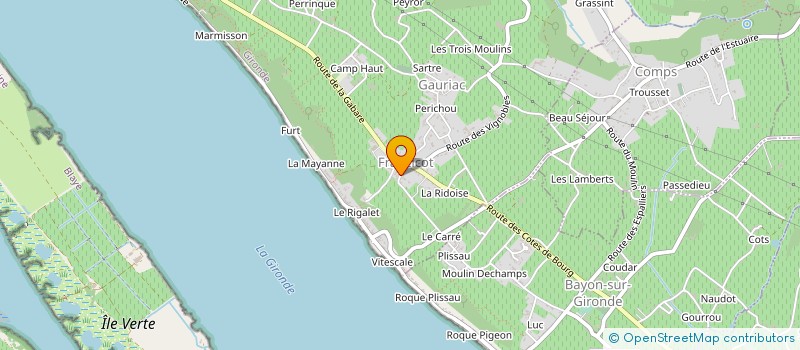 localisation de l'entreprise HAUTE GIRONDE IMAGE NUMERIQUE  GAURIAC