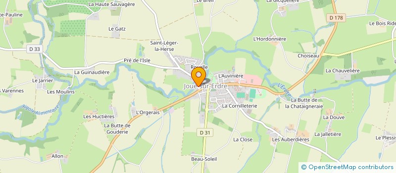 localisation de l'entreprise HAUTE ILE  JOUE-SUR-ERDRE