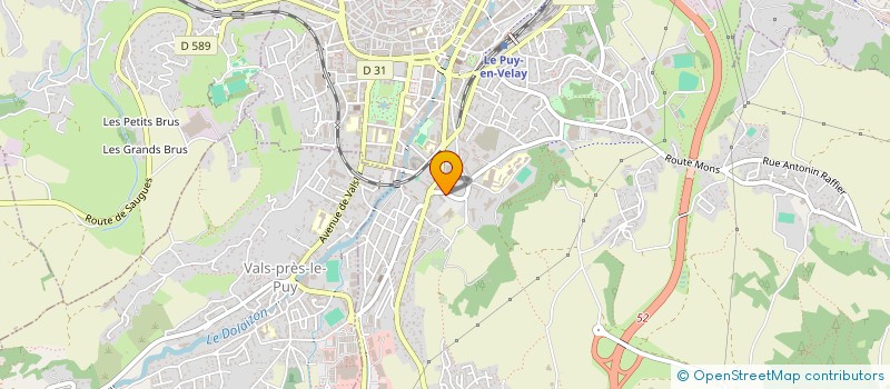 localisation de l'entreprise HAUTE-LOIRE DERMATOLOGIE à LE PUY-EN-VELAY