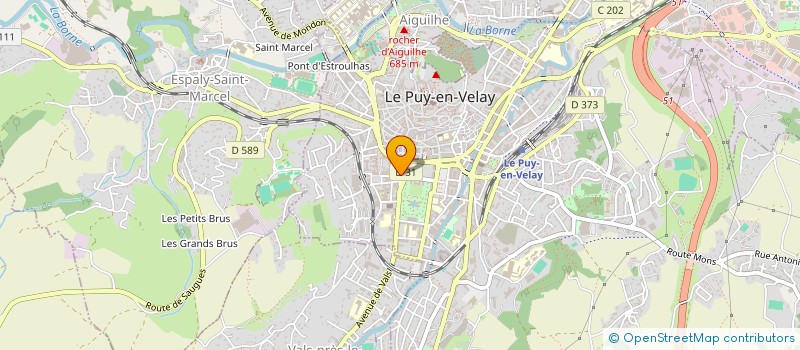 localisation de l'entreprise HAUTE LOIRE FOOTBALL à LE PUY-EN-VELAY