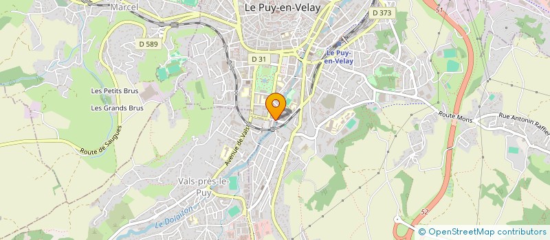localisation de l'entreprise HAUTE LOIRE PREVENTION INFORMATION ORTHOPHONIE à LE PUY-EN-VELAY