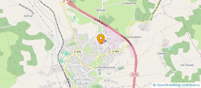 localisation de l'entreprise HAUTE LOZERE LOCATION  SAINT-CHELY-D'APCHER