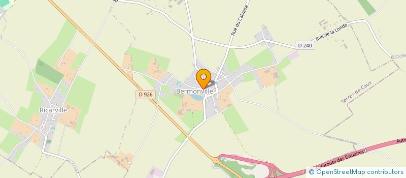 localisation de l'entreprise HAUTE NORMANDIE TECHNIQUE ELEVAGE  TERRES-DE-CAUX