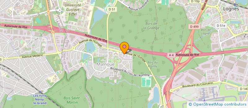 localisation de l'entreprise HAUTE PROTECTION SECURITE INTERNATIONALE à EMERAINVILLE