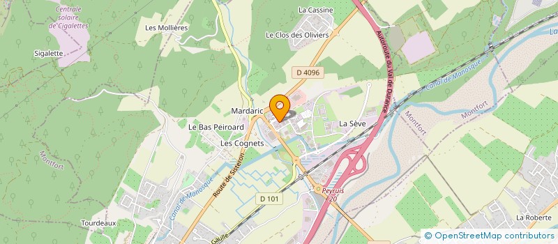 localisation de l'entreprise HAUTE PROVENCE EXPRESS à PEYRUIS