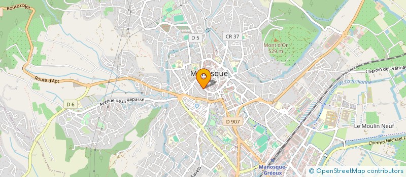 localisation de l'entreprise HAUTE PROVENCE INFO à MANOSQUE