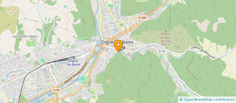 localisation de l'entreprise HAUTE PROVENCE MACONNERIE RENOVATION à DIGNE-LES-BAINS