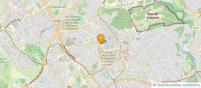 localisation de l'entreprise HAUTE QUALITE EN VINS à MONTPELLIER