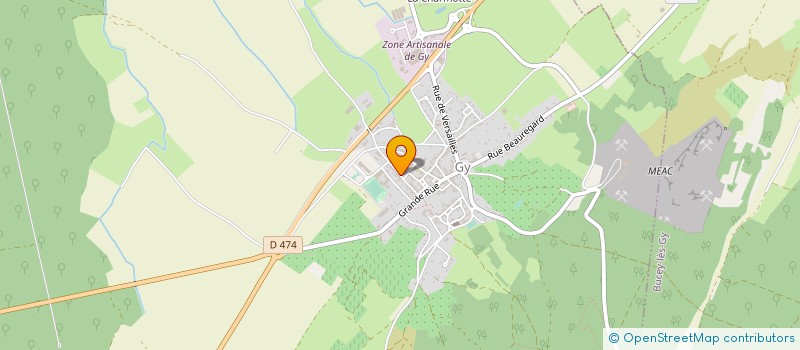 localisation de l'entreprise HAUTE-SAONE ASSAINISSEMENT à GY