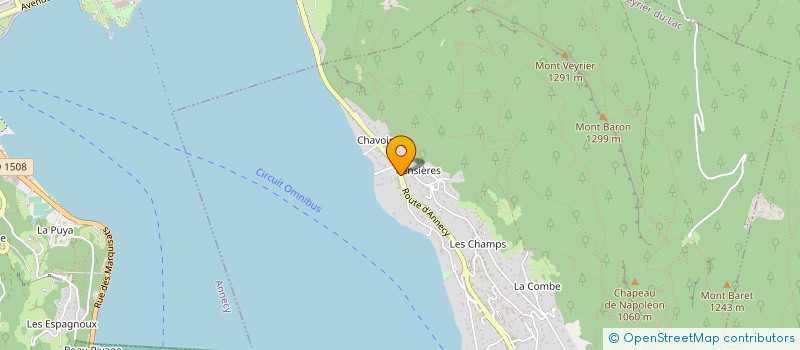 localisation de l'entreprise HAUTE SAVOIE AVENIR  VEYRIER-DU-LAC