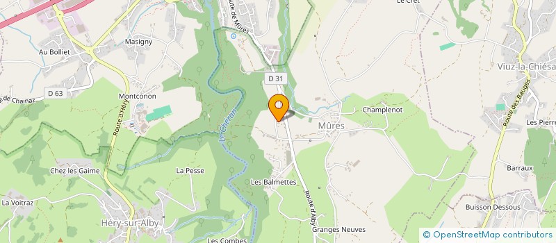 localisation de l'entreprise HAUTE SAVOIE HAYONS  MURES