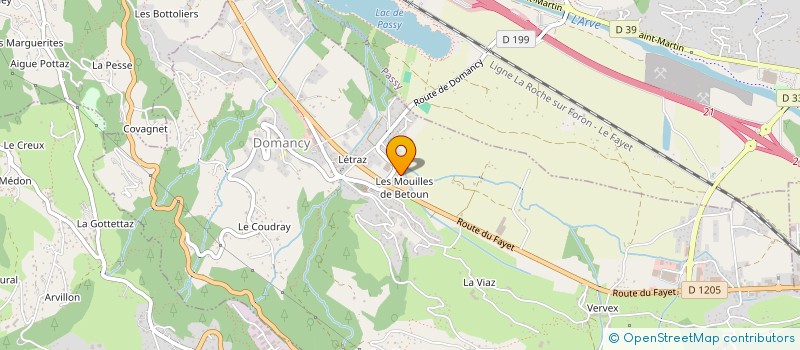 localisation de l'entreprise HAUTE SAVOIE SECURITE PRIVEE à SALLANCHES