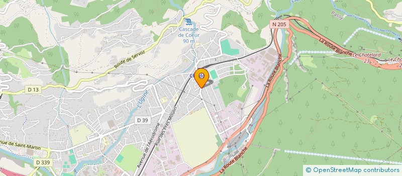 localisation de l'entreprise HAUTE-SAVOIE-TOURISME  PASSY