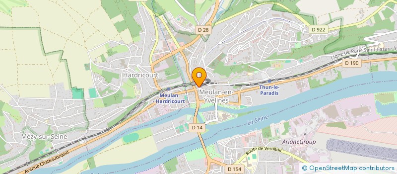 localisation de l'entreprise HAUTE SCIENCE  MEULAN-EN-YVELINES