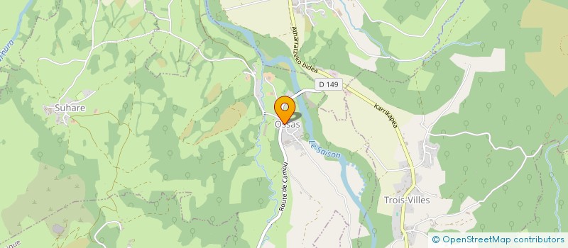 localisation de l'entreprise HAUTE SOULE ACCUEIL à TARDETS-SORHOLUS