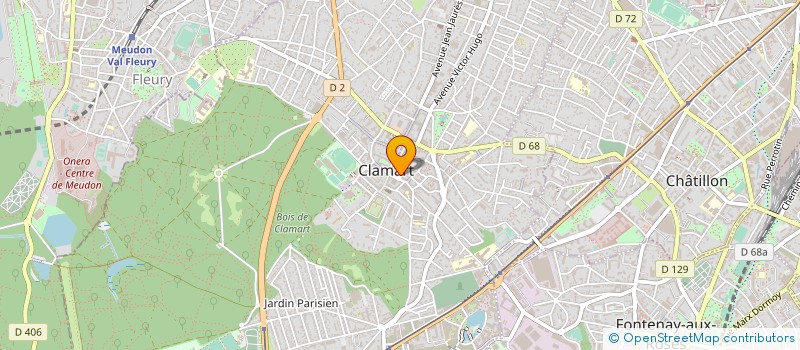 localisation de l'entreprise HAUTE SURVEILLANCE PRIVE à CLAMART